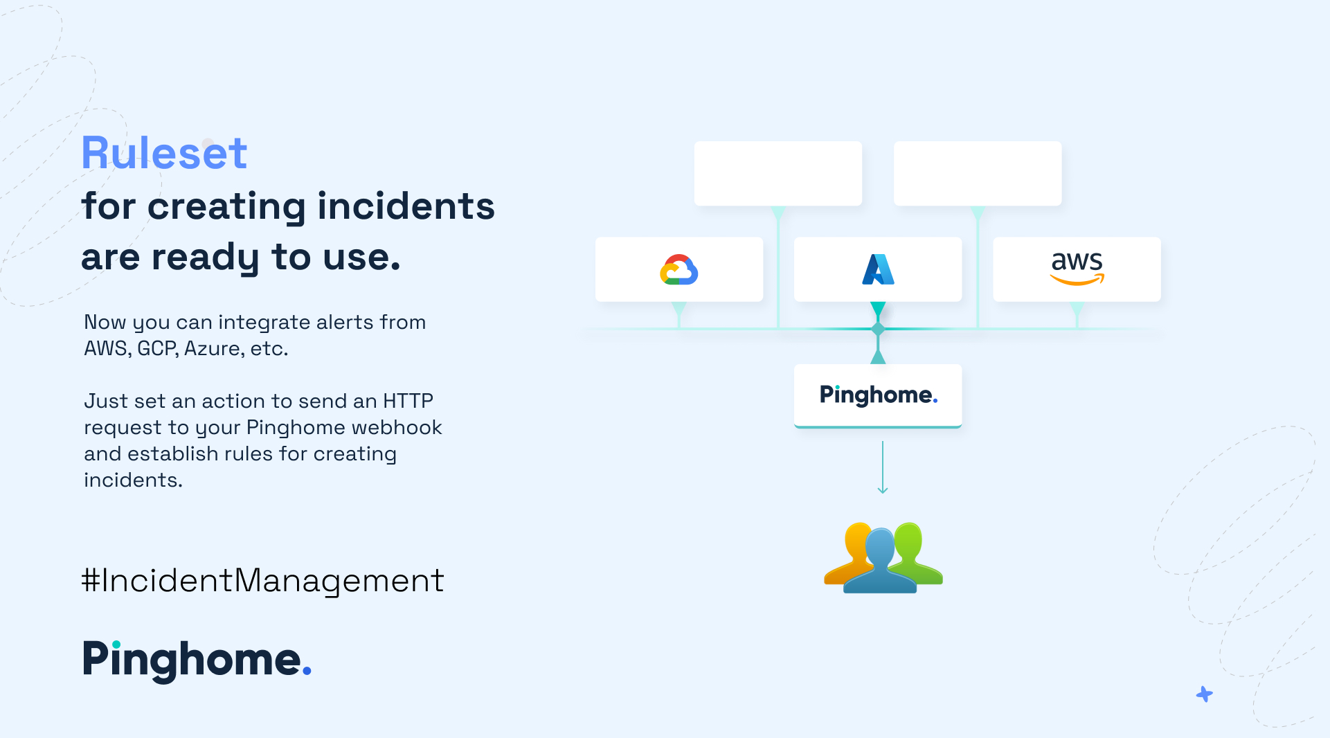 Ruleset for creating incidents at Pinghome